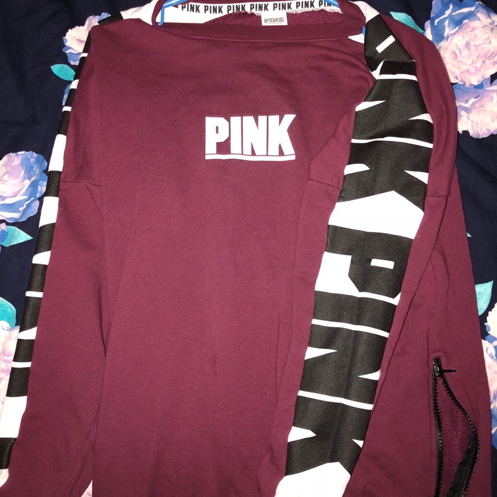 VS PINK Sweatshirt Maroon